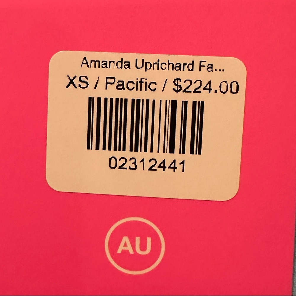 Amanda Uprichard Strapless Mini Dress in Light Blue with Belt - Picture 5 of 5